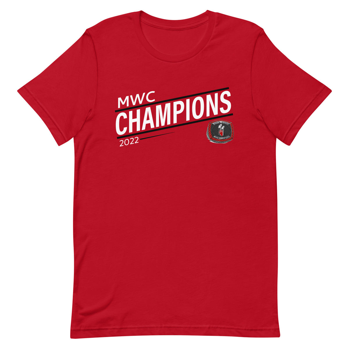 Lake Forest College 2022 MWC Championship Ring Unisex t-shirt