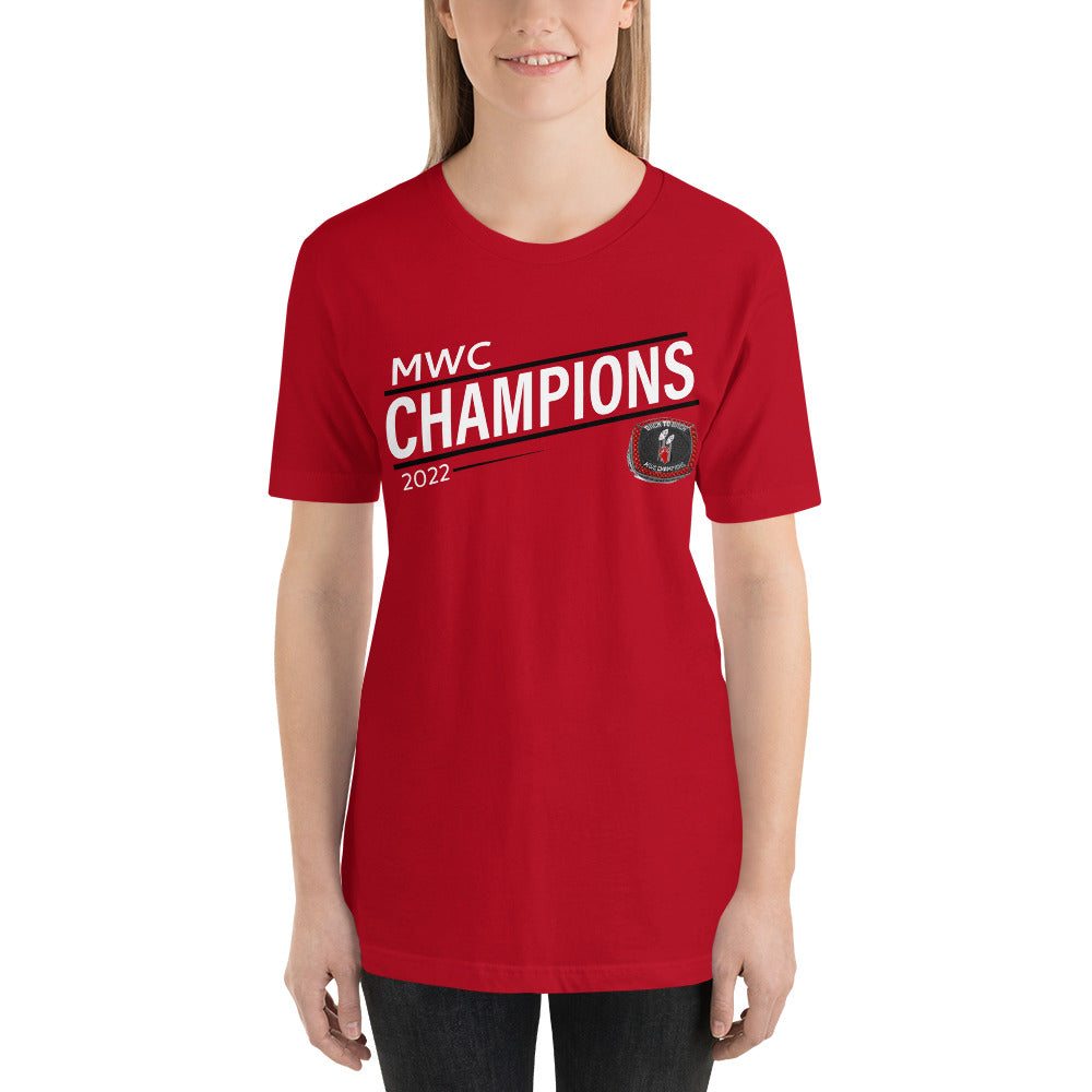 Lake Forest College 2022 MWC Championship Ring Unisex t-shirt