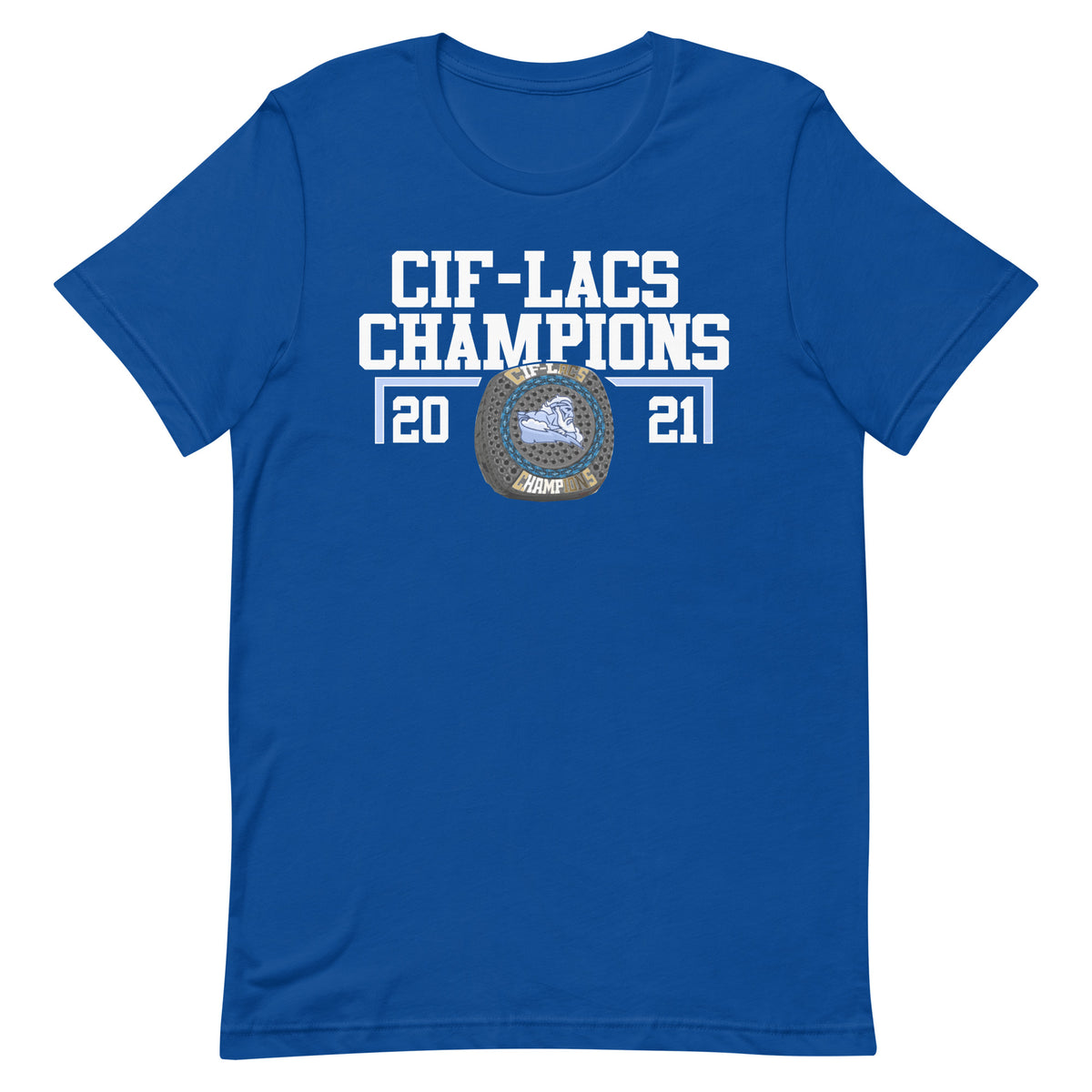 Alliance Marc &amp; Eva Stern Math and Science School 2021 CIF-LACS Championship Ring Unisex t-shirt
