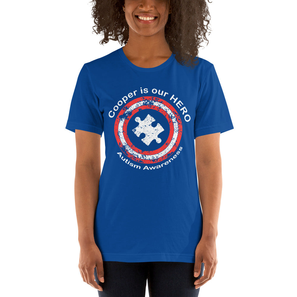 Cooper is Our Hero t-shirts