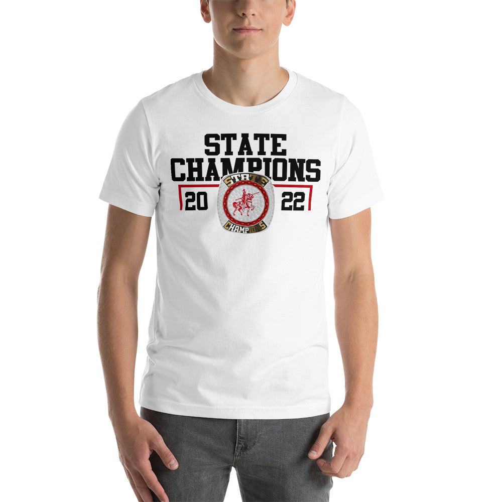 Neshannock Senior HS State Champions White Short-sleeve unisex t-shirt