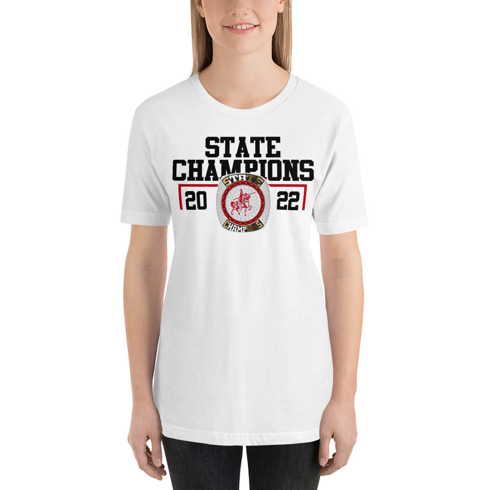 Neshannock Senior HS State Champions White Short-sleeve unisex t-shirt