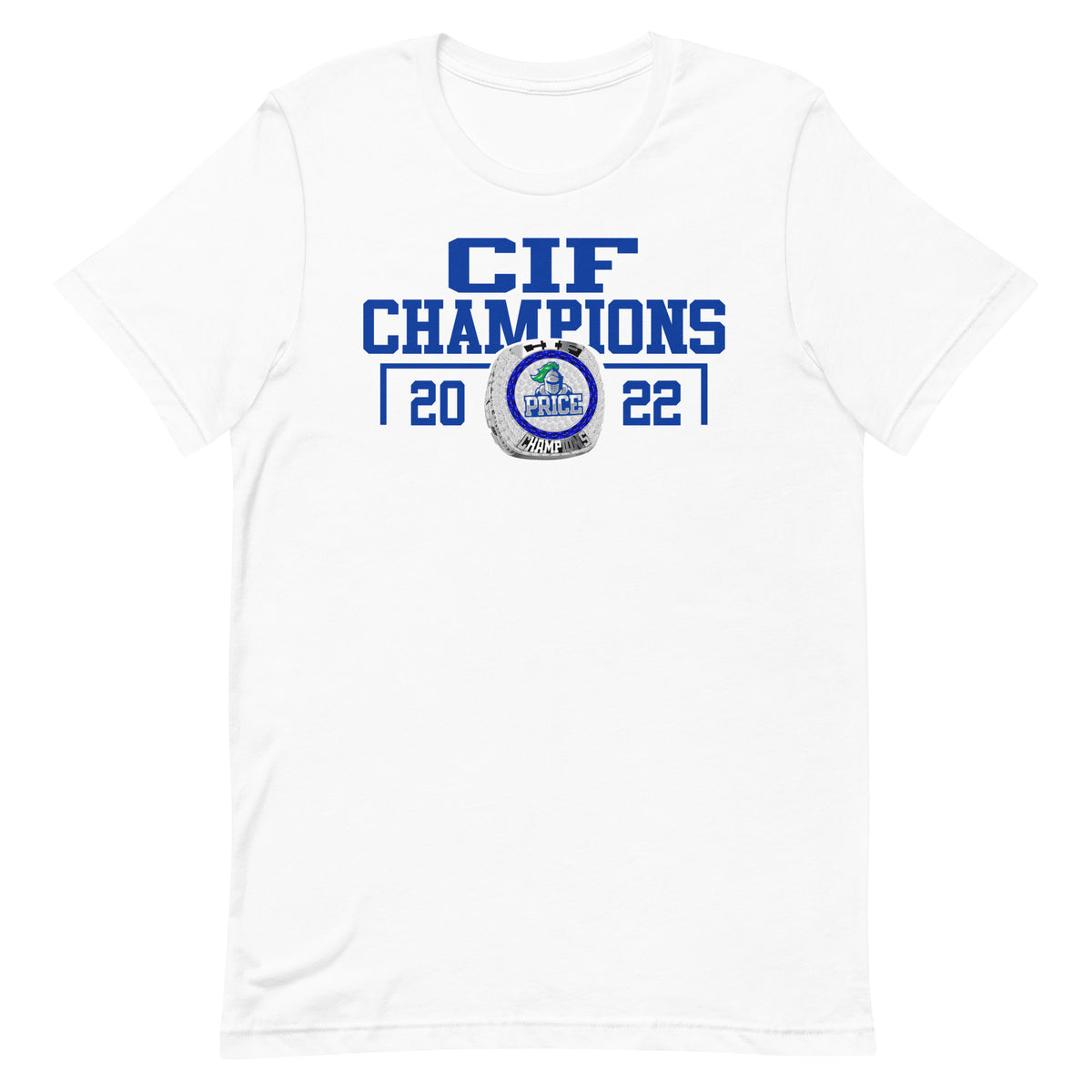 Frederick KC Price III Christian High School CIF Champions Unisex t-shirt