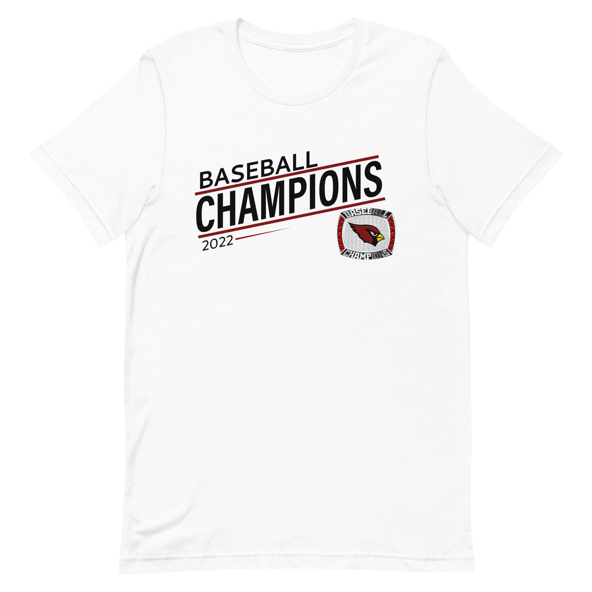 Fairmont Senior High School 2022 Baseball Championship Ring Unisex t-shirt