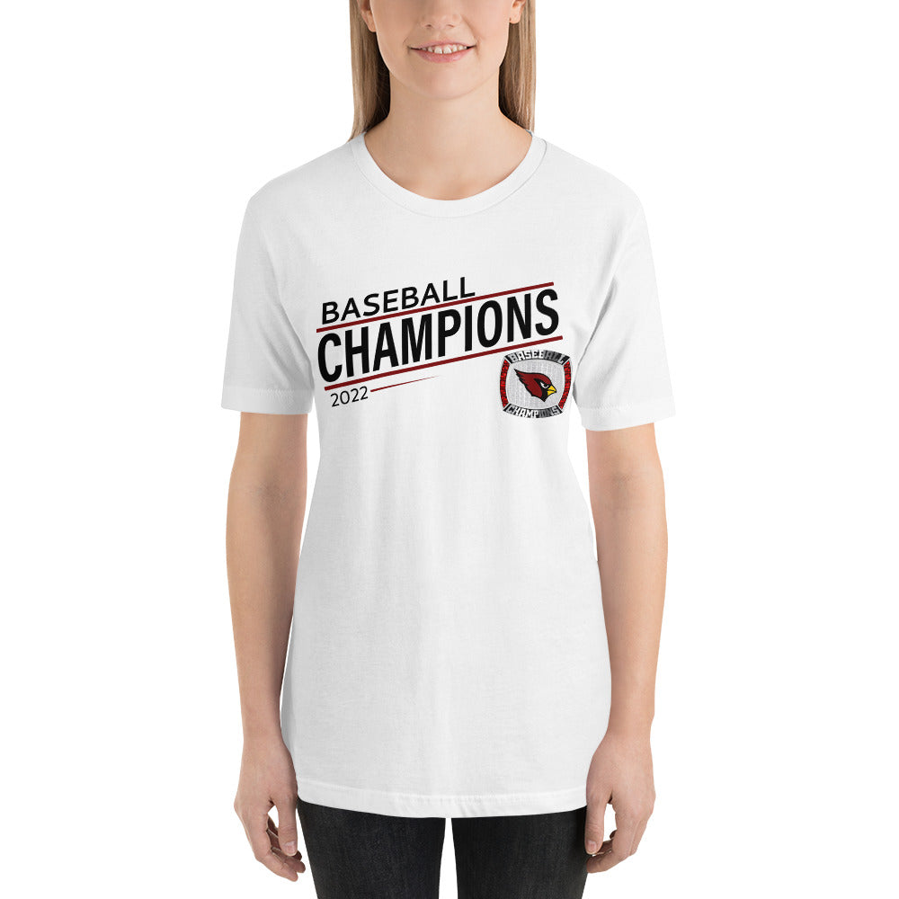 Fairmont Senior High School 2022 Baseball Championship Ring Unisex t-shirt
