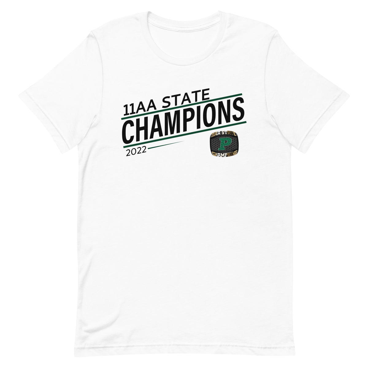 Theodore F Riggs High School 2022 11AA State Championship Ring Unisex t-shirt