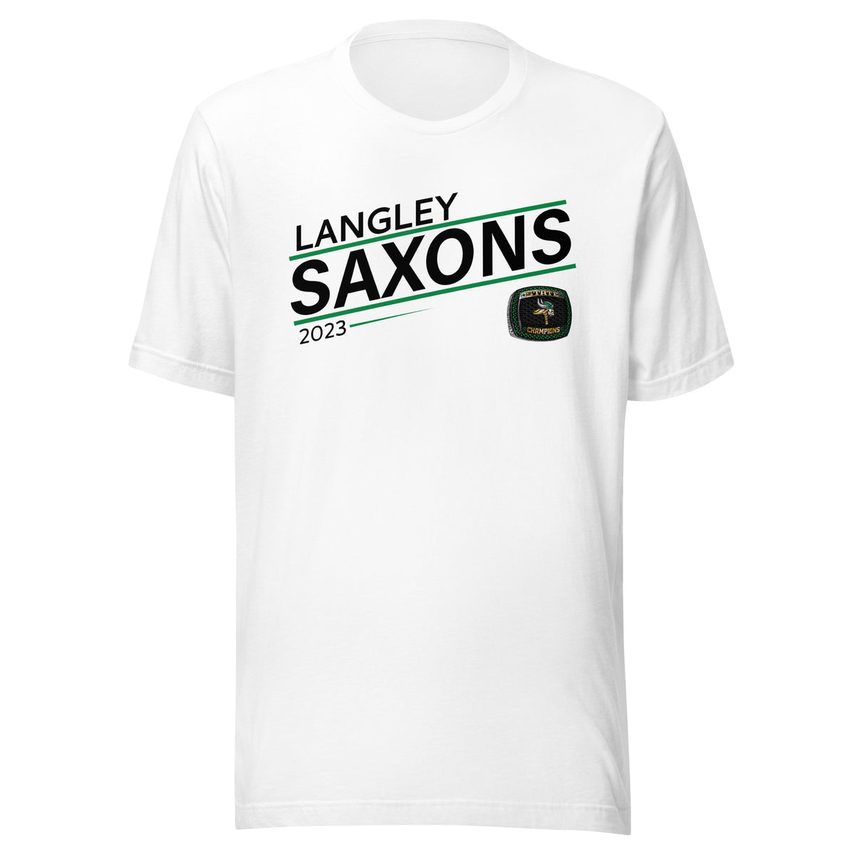 Langley Saxon Ice Hockey Hockey -Men's 2023 Unisex t-shirt